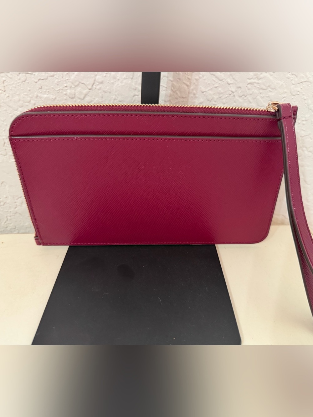 kate spade Embossed Floral Zip Wristlet - Picture 2 of 6